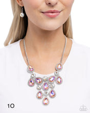 Load image into Gallery viewer, Paparazzi “Dripping in Dazzle” Orange Necklace Earring Set - Paparazzi Accessories