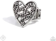Load image into Gallery viewer, Paparazzi “Rustic Remembrance” Silver Heart Stretch Ring - Paparazzi Accessories