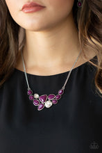 Load image into Gallery viewer, Paparazzi “Breathtaking Brilliance” Purple Necklace Earring Set -Paparazzi Accessories