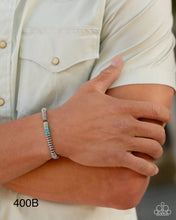 Load image into Gallery viewer, Paparazzi “Marbled Mecca” Blue Stretch Urban Bracelet - Paparazzi