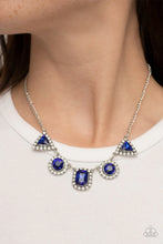 Load image into Gallery viewer, Paparazzi “Posh Party Avenue” Blue Necklace Earring Set