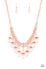 Load image into Gallery viewer, Paparazzi “Deep Space Diva” Copper Necklace Earring Set - Paparazzi Accessories