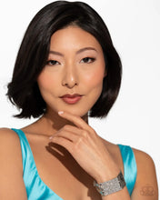 Load image into Gallery viewer, Paparazzi “Disco Dame” White Adjustable Clasp Bracelet - PaparazziAccessories