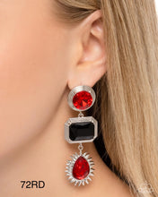Load image into Gallery viewer, “Entertaining the Thought” Red Post Earrings - Paparazzi Accessories