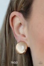 Load image into Gallery viewer, Paparazzi “Luminescent Lighthouse” Gold Hoops - Paparazzi Accessories