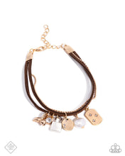 Load image into Gallery viewer, Paparazzi “Serendipitous Suede” Brown Adjustable Clasp Bracelet