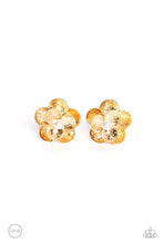 Load image into Gallery viewer, “Miami Magic” Gold Clip-On Earrings - Paparazzi Accessories