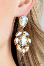 Load image into Gallery viewer, Paparazzi “Galactic Go-Getter” Copper Iridescent Post Earrings - Paparazzi Accessories