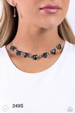 Load image into Gallery viewer, Paparazzi “Strands of Sass” Silver Necklace Earring Set - Paparazzi Accessories
