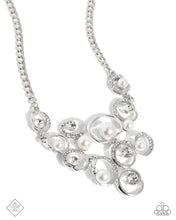 Load image into Gallery viewer, Paparazzi “Adorable Archetype” White Necklace Earring Set - Paparazzi Accessories