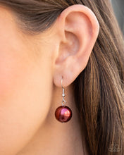 Load image into Gallery viewer, “All the Trimmings” Red Necklace Earring Set - Paparazzi Accessories