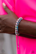 Load image into Gallery viewer, Paparazzi “The Next Big STRING” Blue Adjustable Bracelet - Paparazzi Accessories
