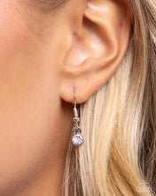 Load image into Gallery viewer, “Stacked Standpoint” Blue Necklace Earring Set - Paparazzi