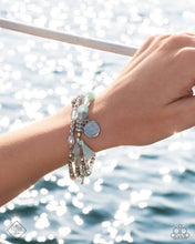 Load image into Gallery viewer, Paparazzi “Refreshing Revel” Blue Coil Wrap Bracelet - Paparazzi Accessories