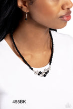 Load image into Gallery viewer, Paparazzi “Pampered Pearls” Black Necklace Earring Set - Paparazzi Accessories
