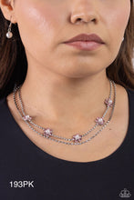 Load image into Gallery viewer, Paparazzi “A SQUARE Beauty” Pink Necklace Earring Set - Paparazzi Accessories