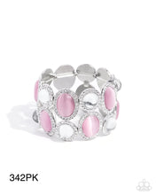 Load image into Gallery viewer, “Paparazzi Affixed Appeal” Pink Stretch Bracelet - Paparazzi Accessories