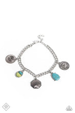 Load image into Gallery viewer, Paparazzi “Nimble Nomad” Blue Adjustable Clasp Bracelet - Paparazzi Accessories