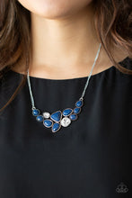 Load image into Gallery viewer, Paparazzi “Breathtaking Brilliance” Blue Necklace Earrings Set - Paparazzi Accessories