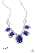 Load image into Gallery viewer, Paparazzi “A BEAM Come True” Blue Necklace Earring Set