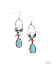 Load image into Gallery viewer, Paparazzi “Badlands Basic” Multi Dangle Earrings - Paparazzi Accessories