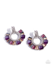 Load image into Gallery viewer, Paparazzi “Courteous Chic” Purple Post Earrings - Paparazzi Accessories