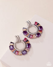 Load image into Gallery viewer, Paparazzi “Courteous Chic” Purple Post Earrings - Paparazzi Accessories