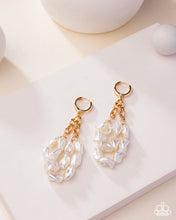 Load image into Gallery viewer, Paparazzi “Sunset State of Mind” Gold Hinge Hoop Earrings - Paparazzi Accessories“