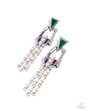 Load image into Gallery viewer, Paparazzi “Ravishing Reputation” Green Post Earrings - Paparazzi Accessories