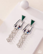 Load image into Gallery viewer, Paparazzi “Ravishing Reputation” Green Post Earrings - Paparazzi Accessories