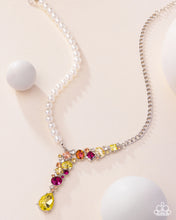 Load image into Gallery viewer, Paparazzi “Boisterous Ballet” Yellow Necklace Earring Set - Paparazzi Accessories
