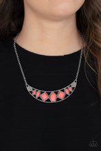 Load image into Gallery viewer, Paparazzi “Emblazoned Era" Pink Necklace Earring Set - Paparazzi Accessories