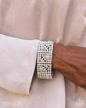 Load image into Gallery viewer, Downtown Drive White Stretch Bracelet - Paparazzi Accessories
