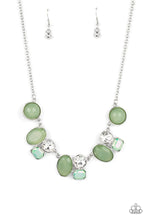 Load image into Gallery viewer, Paparazzi “Fantasy World” Green Necklace Earring Set - Paparazzi Accessories