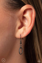Load image into Gallery viewer, Paparazzi “If U Only Had A CHAIN” Black Necklace Choker Earring Set - Paparazzi Accessories