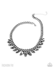 Load image into Gallery viewer, Paparazzi “Elegant Exception” Silver Necklace Earring Set - Paparazzi Accessories