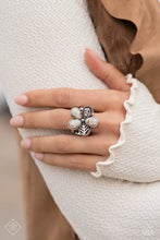 Load image into Gallery viewer, Paparazzi “Free-Spirited Formal” Blue Stretch Ring - Paparazzi Accessories