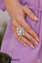 Load image into Gallery viewer, Paparazzi “A Summer Spell” Green Stretch Ring - Paparazzi Accessories