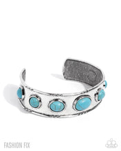 Load image into Gallery viewer, Paparazzi “Rustic Road” Blue Cuff Bracelet - Paparazzi Accessories