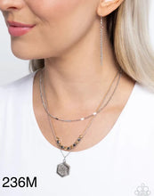 Load image into Gallery viewer, Paparazzi “Clandestine Chains” Multi Necklace Earring Set - Paparazzi Accessories
