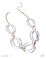 Load image into Gallery viewer, Paparazzi “Playful Period” Gold Necklace Earring Set - Paparazzi Accessories