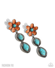 Load image into Gallery viewer, Paparazzi “Lighthearted Landslide” Blue Post Earrings - Paparazzi Accessories