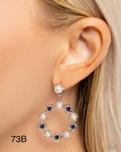 Load image into Gallery viewer, Paparazzi “Unforgettably Uptown” Blue Post Earrings - Paparazzi Accessories
