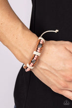 Load image into Gallery viewer, Paparazzi “Lodge Luxe” Pink Adjustable Bracelet - Paparazzi Accessories