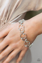 Load image into Gallery viewer, Paparazzi “The Universe Revolves Around Me” White Adjustable Clasp Bracelet - Paparazzi Accessories