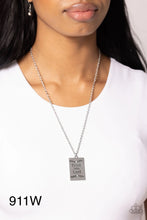 Load image into Gallery viewer, Paparazzi “All About Trust” White Necklace Earring Set - Paparazzi Accessories