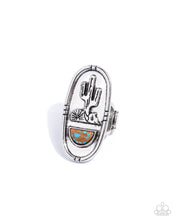 Load image into Gallery viewer, Paparazzi “Southwestern Sketch” Brown Stretch Ring - Paparazzi Accessories