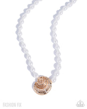 Load image into Gallery viewer, Paparazzi “Memorable Mermaid” Gold Necklace Earring Set - Paparazzi Accessories