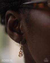 Load image into Gallery viewer, Paparazzi “Power Period” Gold Necklace Earring Set - Paparazzi Accessories