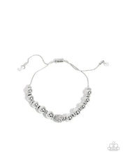 Load image into Gallery viewer, Paparazzi “Slow and READY” White Adjustable Bracelet - Paparazzi Accessories